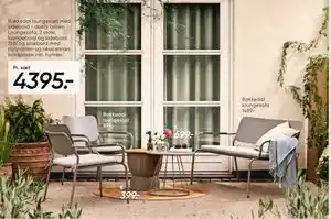 Bakkedal loungesæt