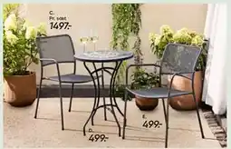 Bilka Gijon cafébord med 2 Kildebo havestole tilbud