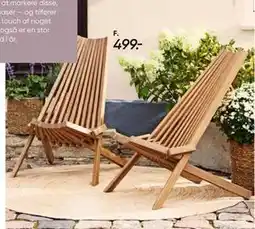 Bilka Kløverly foldbar loungestol tilbud