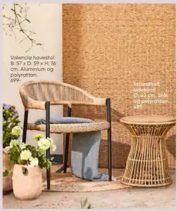 Bilka Strandholt sidebord tilbud