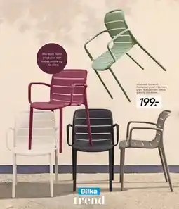 Bilka Lindholdt havestol Formstøvt plast tilbud