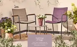 Bilka Mood Compact havestol - dusty brown eller plum tilbud