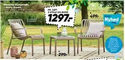 Bilka Messina loungesæt - dusty brown tilbud