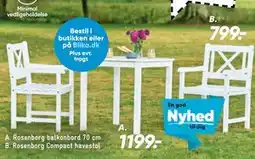 Bilka Rosenborg Compact havestol tilbud