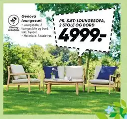 Bilka Genova loungesæt tilbud
