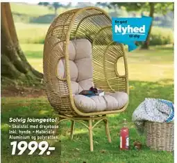 Bilka Solvig loungestol tilbud