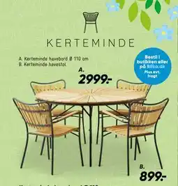 Bilka Kerteminde havestol tilbud