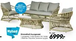 Bilka Strandholt loungesæt tilbud