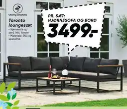Bilka Toronto loungesæt tilbud
