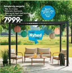Bilka Søndervig pergola tilbud