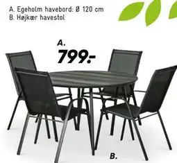 Bilka Egeholm havebord tilbud
