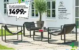 Bilka Sheffield loungesæt - antracit tilbud