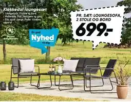 Bilka Klokkedal loungesæt tilbud