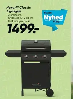 Bilka Nexgrill Classic 3 gasgrill tilbud