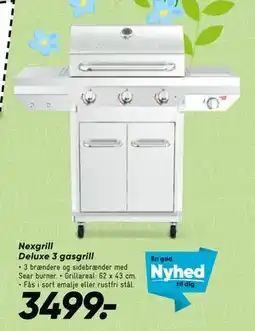 Bilka Nexgrill Deluxe 3 gasgrill tilbud