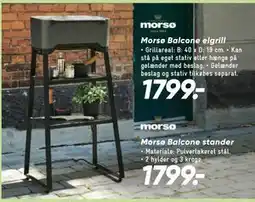 Bilka Morsø Balcone stander tilbud