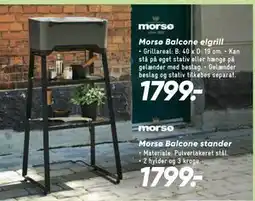 Bilka Morsø Balcone elgrill tilbud
