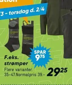 Bilka strømper tilbud