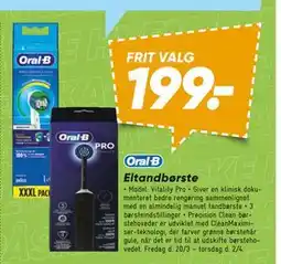 Bilka Eltandbørste tilbud