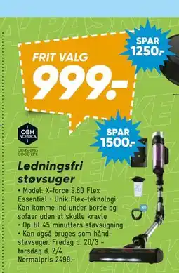 Bilka Ledningsfri støvsuger tilbud