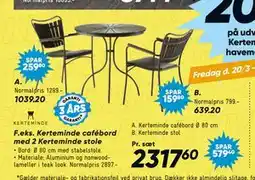 Bilka Kerteminde stol tilbud