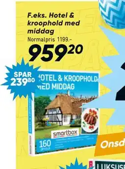 Bilka Hotel & kroophold med middag tilbud