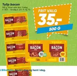 Bilka Tulip bacon tilbud