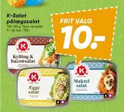 Bilka K-Salat pålægssalat tilbud