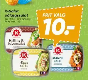 Bilka K-Salat pålægssalat tilbud