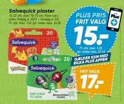 Bilka Salvequick plaster tilbud
