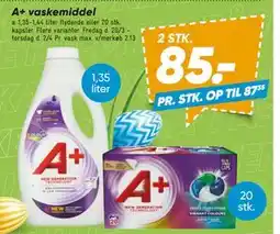 Bilka A+ vaskemiddel tilbud