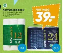 Bilka Kæmpekøb papir tilbud