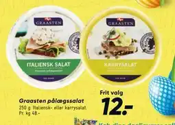 Bilka Graasten pålægssalat tilbud
