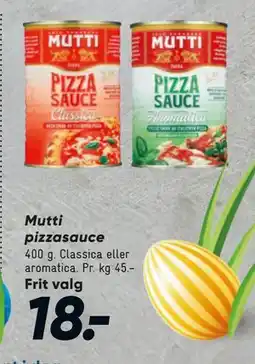 Bilka Mutti pizzasauce tilbud