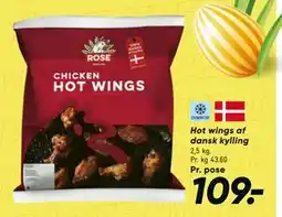 Bilka Hot wings af dansk kylling tilbud