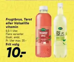 Bilka Frugtbrus, Tørst eller Valsølille vitamin tilbud