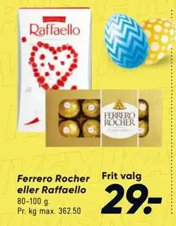 Bilka Ferrero Rocher eller Raffaello tilbud