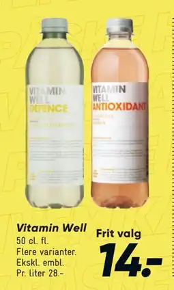 Bilka Vitamin Well tilbud
