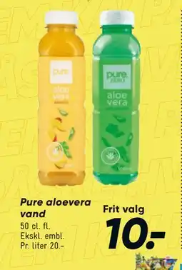 Bilka Pure aloevera vand tilbud