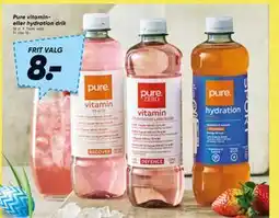 Bilka Pure vitamin- eller hydration drik tilbud