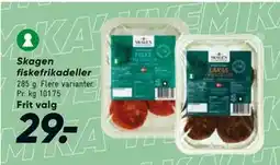 Bilka Skagen fiskefrikadeller tilbud