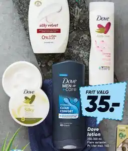 Bilka Dove lotion tilbud