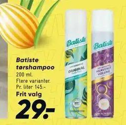Bilka Batiste tørshampoo tilbud