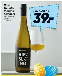 Bilka Hans Geissler Riesling Feinherb tilbud