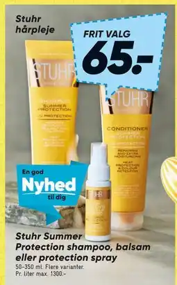 Bilka Stuhr Summer Protection shampoo, balsam eller protection spray tilbud