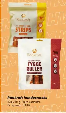 Bilka Raakraft hundesnacks tilbud