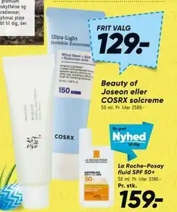 Bilka Beauty of Joseon eller COSRX solcreme tilbud