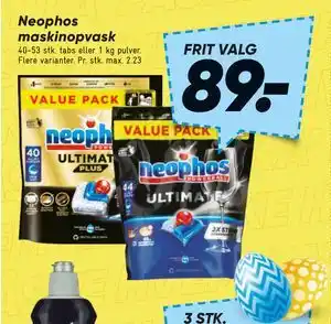 Bilka Neophos maskinopvask tilbud