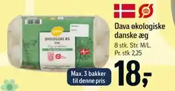 Føtex Dava økologiske danske æg tilbud