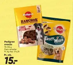 Bilka Pedigree snacks tilbud